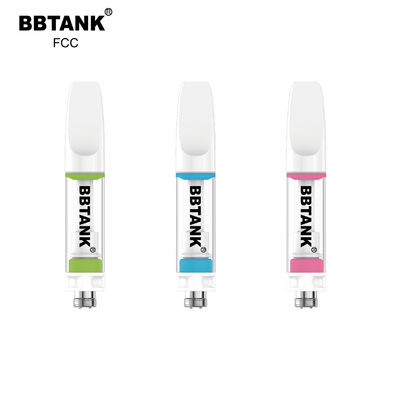 Bez spalonego 1,0 ml pełnego ceramicznego wkładu oleju CBD Vape z wąską baterią