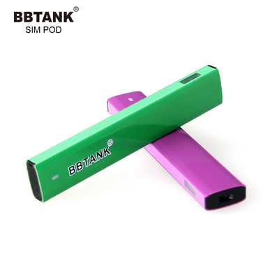 FDA 3.5V 0.8g CBD Jednorazowe urządzenie Vape Pod stop aluminium