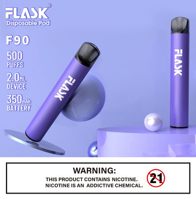 Jednorazowy elektroniczny papieros w płynie o pojemności 2 ml 350 mAh wielokrotnego napełniania Pod Vape