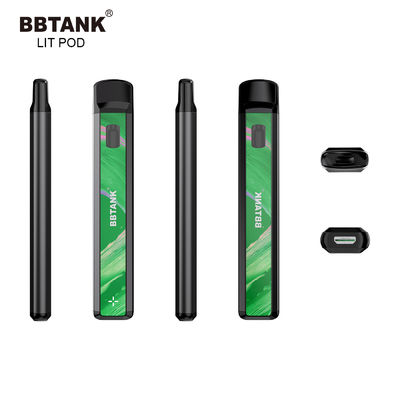 Jednorazowe urządzenie Vape 1 gram THC, jednorazowy vape kij do wielokrotnego ładowania CBD
