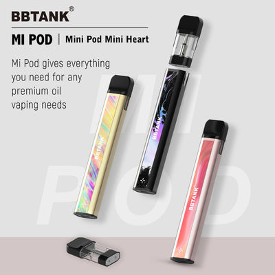 1.0ml Jednorazowe elektroniczne urządzenie Vaping 350mah Podkładka do atomizera baterii