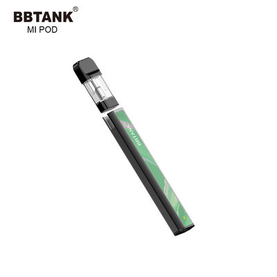 2021 Jednorazowe CBD / THC Vape Pod BBTANK Mi POD Kolorowe niestandardowe logo i opakowanie wymienne wkłady Cewka ceramiczna