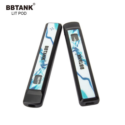 Pełna Gram 530 mAh Slim Delta 10 Jednorazowa ceramiczna cewka Vape Pen