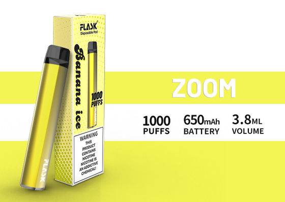 ZOOM Disposol Vapepen zapewnienie jakości obfita podaż 650 mah 3,8 ml soku 1000 zaciągnięć