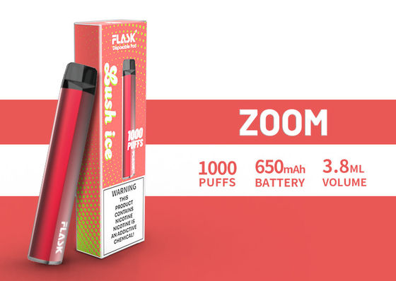 ZOOM Disposol Vapepen zapewnienie jakości obfita podaż 650 mah 3,8 ml soku 1000 zaciągnięć
