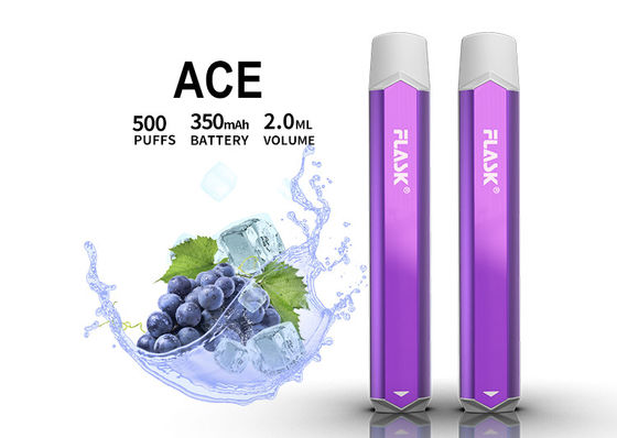 Grape Ice 2g Flavorized Parownik Pen, 400mAH Jednorazowy długopis Vape