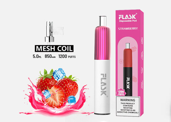 5.0ml 1200 Puffs Elektroniczne papierosy z parownikiem Jednorazowe