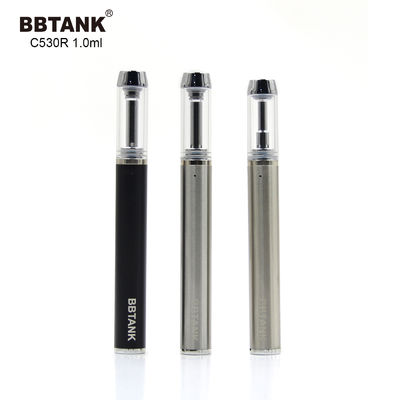 Srebrne jednorazowe urządzenie Vape o pojemności 1,0 ml CBD, 1,5ohm CBD Oil Vape Pen