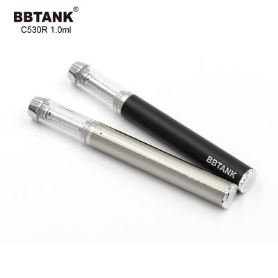 Srebrne jednorazowe urządzenie Vape o pojemności 1,0 ml CBD, 1,5ohm CBD Oil Vape Pen