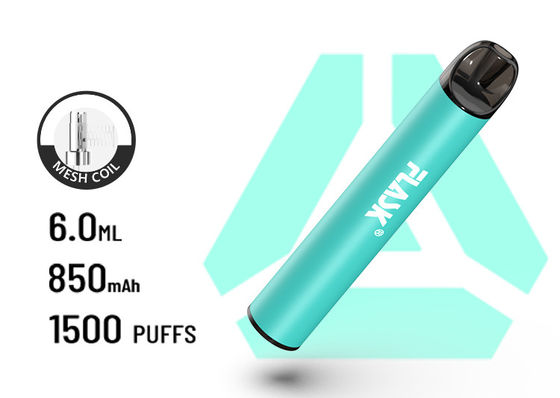 F900 P6 Great AirFlow Jednorazowy VapePen 1500 zaciągnięć spiralna bateria z siatki 850 Mah