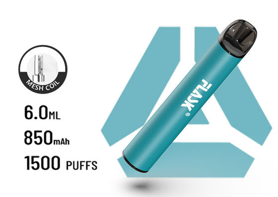 F900 P6 Great AirFlow Jednorazowy VapePen 1500 zaciągnięć spiralna bateria z siatki 850 Mah