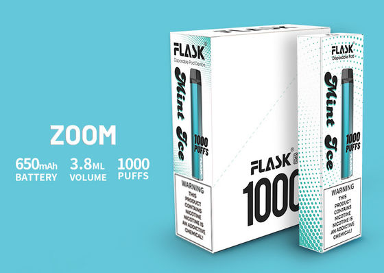 Urządzenia do utylizacji ZOOM Stabilna wydajność Vapepen Germany wykonane ustnik PC 650 mah 3,8 ml 1000 zaciągnięć