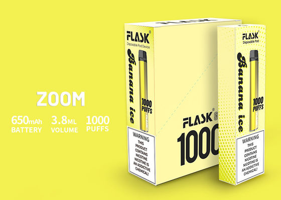 Urządzenia do utylizacji ZOOM Stabilna wydajność Vapepen Germany wykonane ustnik PC 650 mah 3,8 ml 1000 zaciągnięć