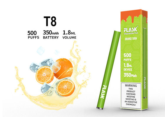 FCC 1,8 ml Jednorazowe urządzenie Vape Pod, elektroniczny długopis Vape 1,5oHM