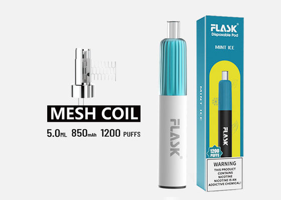 3,7 V 5 ml Jednorazowe zestawy parownika E Cig z cewką siatkową