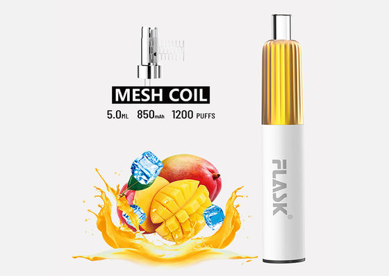 3,7 V 5 ml Jednorazowe zestawy parownika E Cig z cewką siatkową