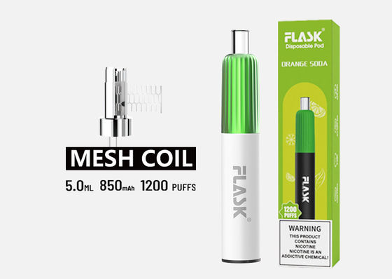 ODM 5ml Jednorazowy certyfikat ROHS z podwójnym smakiem Vape Pod