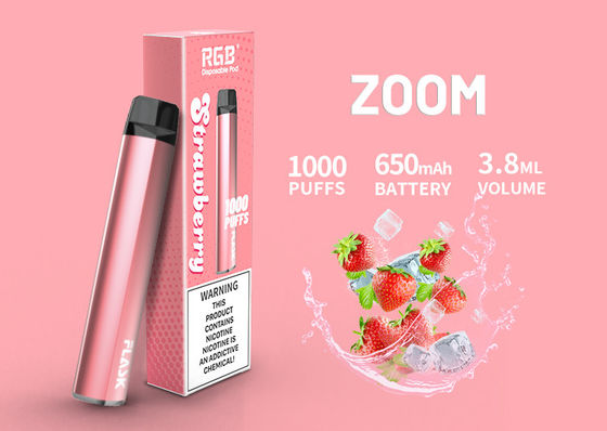1000 puffs Ceramiczny wkład olejowy, 3,8 ml 650 mah aromatyzowany wkład CBD Vape