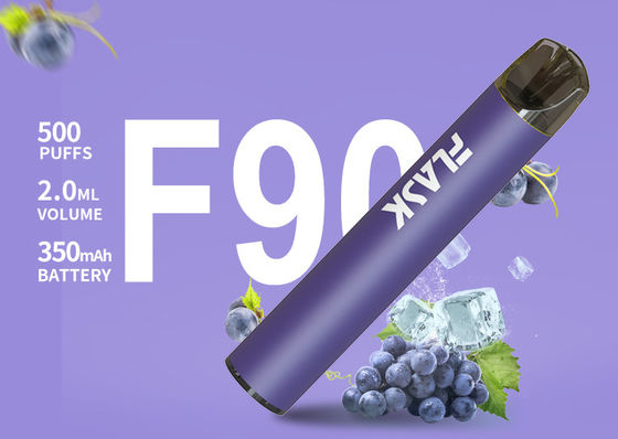 CE 350mah Jednorazowe urządzenie Vape Pod, elektroniczne płynne papierosy 500puff