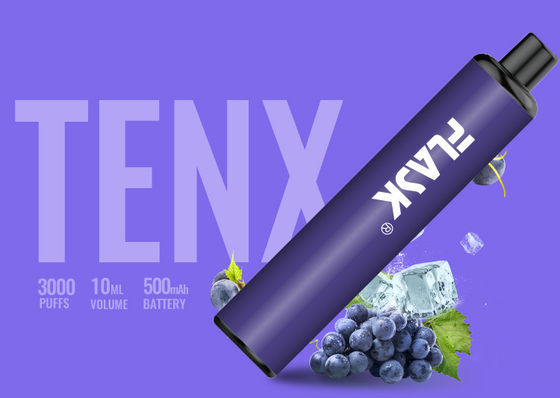 3000 Puff Jednorazowe urządzenie Vape Pod 10 ml przenośnego waporyzatora Premium