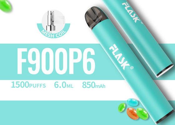 6,0 ml Jednorazowe urządzenie Vape Pod, 1500 zaciągnięć Jednorazowy długopis Vape