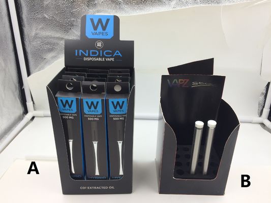 Lakierowanie Pudełko do pakowania długopisów Vape, składane opakowanie na wkłady z olejem THC