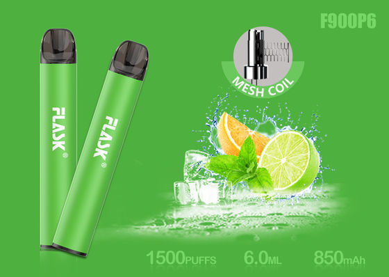 Nicosalt 5% 1500 zaciągnięć 6,0 ml szklany wkład olejowy z siatkową cewką