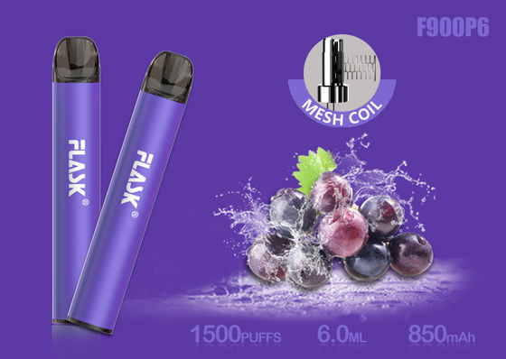 Nicosalt 5% 1500 zaciągnięć 6,0 ml szklany wkład olejowy z siatkową cewką