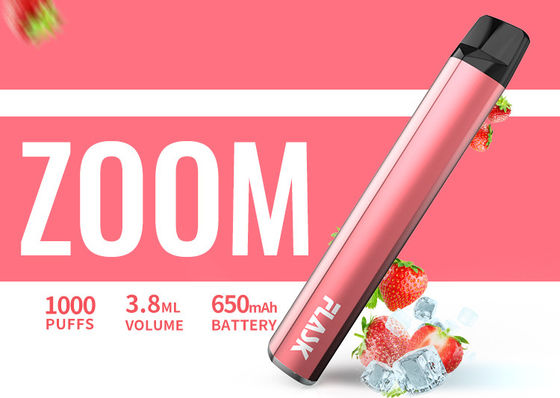 650Mah Elektroniczny 3,8 ml 1000 zaciągnięć Smakowy waporyzator w długopisie Nicosalt 1%