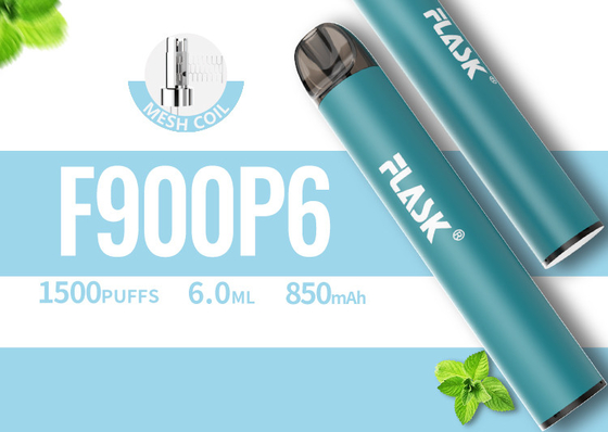 RGBvape SS304 Ecig 1500 puff jednorazowe urządzenia vape z cewką siatkową