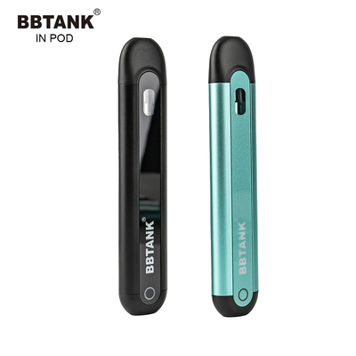 BBTANK IN POD THC Destylat oleju Jednorazowe urządzenie Vape 2ml Ceramiczne cewki Vape Pod z 100% procesami kontroli jakości