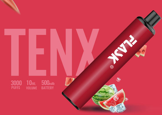 Mesh Coil 3000 Puffs 10 ml Flavorized Vaporizer Pen Bateria 3,7 V 1400 mAh
