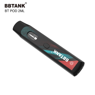 BBtank Jednorazowy Vape Pod 2,0 ml z przyciskiem do gęstego oleju z konopi Delta 8 HHC