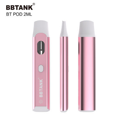 BBtank Jednorazowy Vape Pod 2,0 ml z przyciskiem do gęstego oleju z konopi Delta 8 HHC