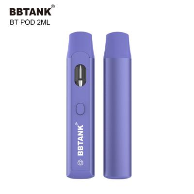 BBtank Jednorazowy Vape Pod 2,0 ml z przyciskiem do gęstego oleju z konopi Delta 8 HHC