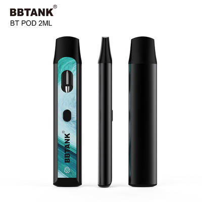 BBtank Jednorazowy Vape Pod 2,0 ml z przyciskiem do gęstego oleju z konopi Delta 8 HHC