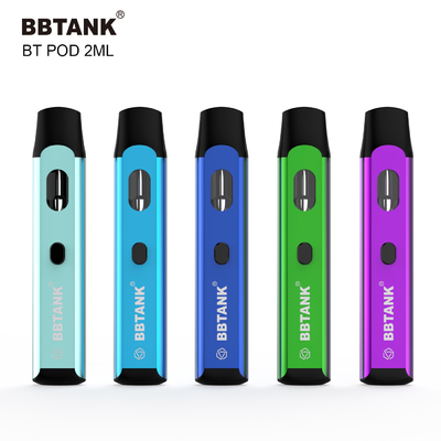 BBtank Jednorazowy Vape Pod 2,0 ml z przyciskiem do gęstego oleju z konopi Delta 8 HHC