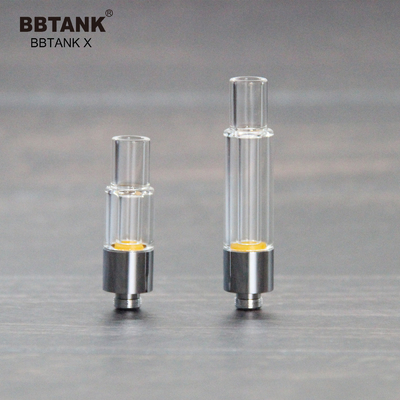 Fabryka BBTANK hurtownia oryginalny pełny szklany wkład 0,5 ml 1,0 2,0 gram, gwint 510, pasuje do oleju o szerokim zakresie lepkości