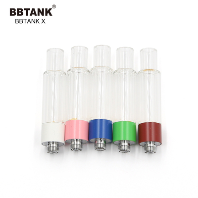 Fabryka BBTANK hurtownia oryginalny pełny szklany wkład 0,5 ml 1,0 2,0 gram, gwint 510, pasuje do oleju o szerokim zakresie lepkości