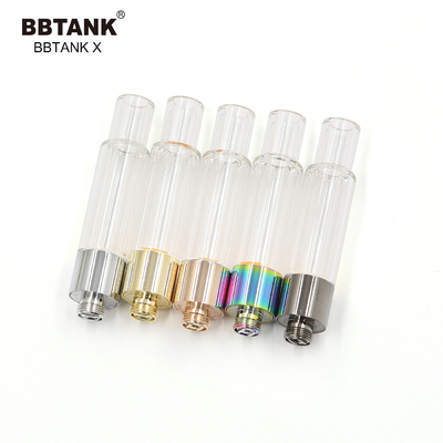 Fabryka BBTANK hurtownia oryginalny pełny szklany wkład 0,5 ml 1,0 2,0 gram, gwint 510, pasuje do oleju o szerokim zakresie lepkości