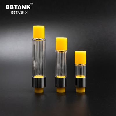 Fabryka BBTANK hurtownia oryginalny pełny szklany wkład 0,5 ml 1,0 2,0 gram, gwint 510, pasuje do oleju o szerokim zakresie lepkości
