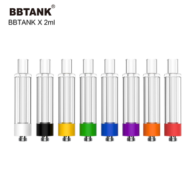 2 ml wkład oleju CBD Cewka ceramiczna Wszystkie szklane wkłady 510 Threa Brak wycieków