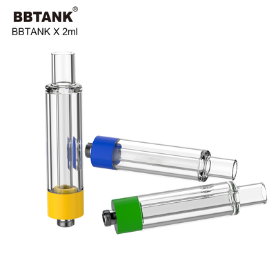 BBtank 2,0 ml All Glass Cartridge 510 Rozpylacz gwintów do gęstego oleju z konopi