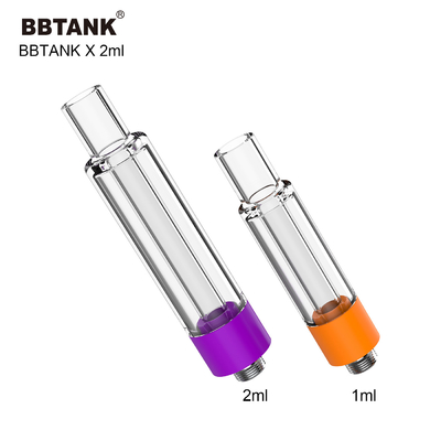 BBtank 2,0 ml All Glass Cartridge 510 Rozpylacz gwintów do gęstego oleju z konopi