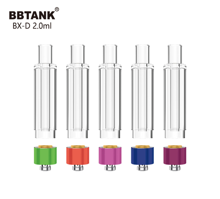 BBtank 2,0 ml All Glass Cartridge 510 Rozpylacz gwintów do gęstego oleju z konopi