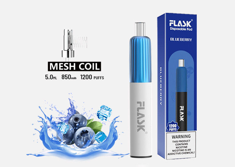 3.7V 2 Flavor Jednorazowe Vape 850mAh E Cig Starter Kits 2% Sól nikotynowa